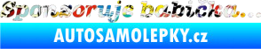 Samolepka Sponzoruje babička Sticker bomb
