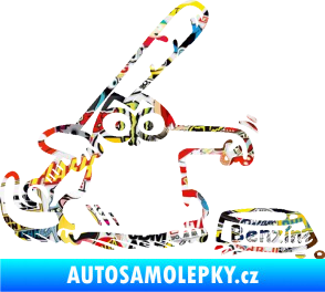 Samolepka Dolej benzin 002 pravá Sticker bomb