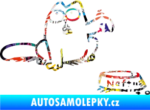 Samolepka Dolej naftu - pravá Sticker bomb