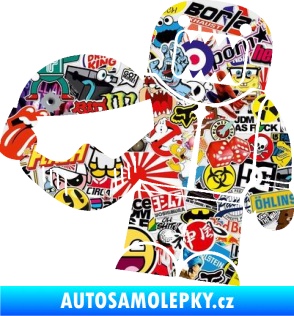 Samolepka Domo 014 levá Stig Sticker bomb