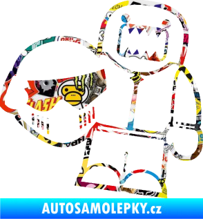 Samolepka Domo 015 pravá  Stig Sticker bomb