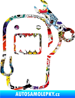 Samolepka Domo 022 pravá mechanik Sticker bomb