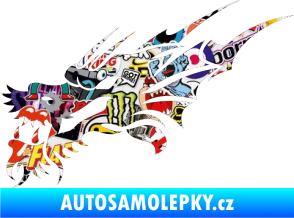 Samolepka Dragon 001 levá Sticker bomb
