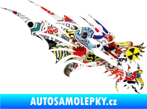 Samolepka Dragon 001 pravá Sticker bomb
