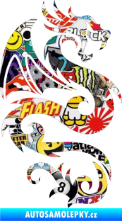 Samolepka Dragon 005 pravá Sticker bomb