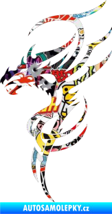 Samolepka Dragon 017 levá Sticker bomb