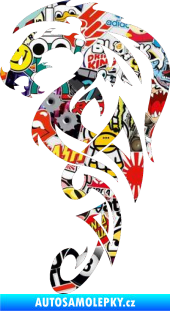Samolepka Dragon 018 levá Sticker bomb