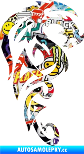 Samolepka Dragon 018 pravá Sticker bomb