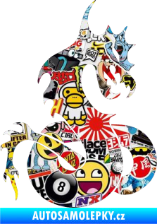Samolepka Dragon 031 pravá Sticker bomb