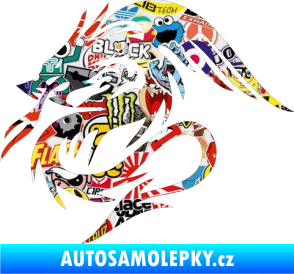 Samolepka Dragon 039 levá Sticker bomb