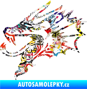 Samolepka Dragon 046 levá Sticker bomb