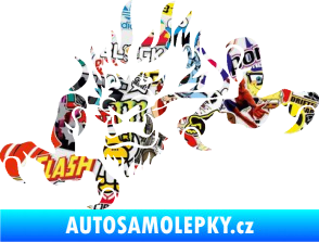 Samolepka Dragon 049 levá Sticker bomb