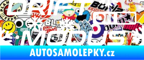 Samolepka Drit mód sníh Sticker bomb