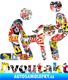 Samolepka Dvoutakt pravá Sticker bomb