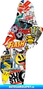 Samolepka Erotická žena 005 levá Sticker bomb