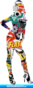 Samolepka Erotická žena 007 pravá Sticker bomb