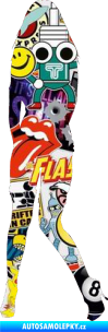 Samolepka Erotická žena 015 levá Sticker bomb