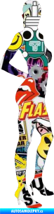 Samolepka Erotická žena 019 pravá Sticker bomb