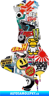 Samolepka Erotická žena 031 levá Sticker bomb