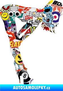 Samolepka Erotická žena 050 pravá Sticker bomb