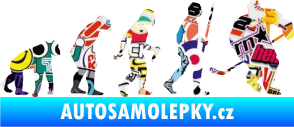 Samolepka Evoluce 003 hokej pravá Sticker bomb