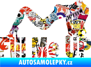 Samolepka Fill me up  Sticker bomb