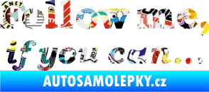 Samolepka Follow me, if you can Sticker bomb