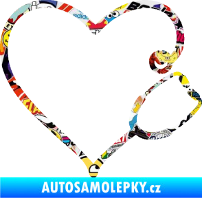 Samolepka Fonendoskop 002 pravá  zdravotní sestřička Sticker bomb