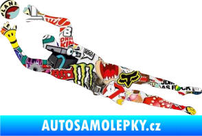 Samolepka Fotbalista 026 levá brankář Sticker bomb