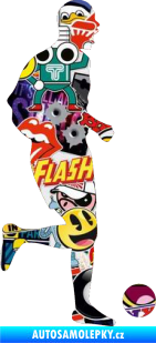 Samolepka Fotbalista 029 pravá Sticker bomb