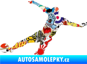 Samolepka Fotbalista 037 levá Sticker bomb