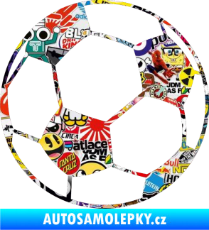 Samolepka Fotbalový míč 001 Sticker bomb