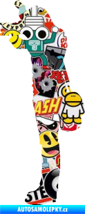 Samolepka Fotografka 001 levá Sticker bomb