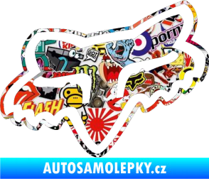 Samolepka Fox 003 Sticker bomb