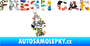 Samolepka Fresh car nápis s voňavým stromečkem Sticker bomb