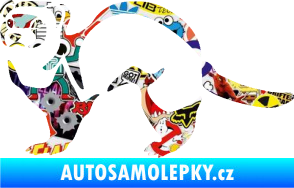 Samolepka Fretka 002 levá Sticker bomb