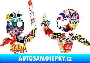 Samolepka Fuck the police 003 Sticker bomb