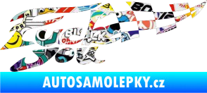 Samolepka Fuck you Sticker bomb