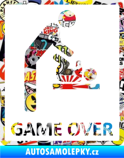 Samolepka Game over varianta baby Sticker bomb
