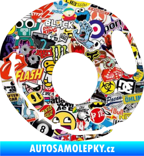 Samolepka Halloween 012 pravá Sticker bomb