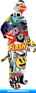 Samolepka Hasič 001 pravá Sticker bomb
