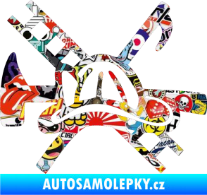 Samolepka Hasič 005 levá Sticker bomb