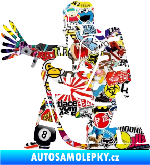 Samolepka Hasič 007 levá Sticker bomb
