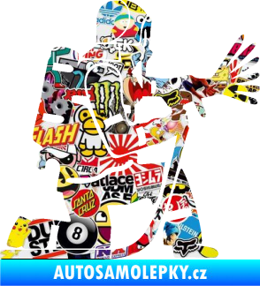 Samolepka Hasič 007 pravá Sticker bomb