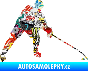 Samolepka Hokejista 002 pravá Sticker bomb