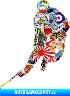Samolepka Hokejista 012 levá Sticker bomb