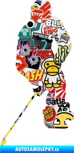 Samolepka Hokejista 018 levá Sticker bomb