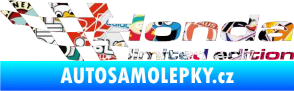 Samolepka Honda limited edition levá Sticker bomb