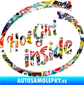 Samolepka Hot girl inside Sticker bomb