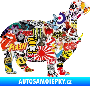 Samolepka Hroch 002 pravá Sticker bomb